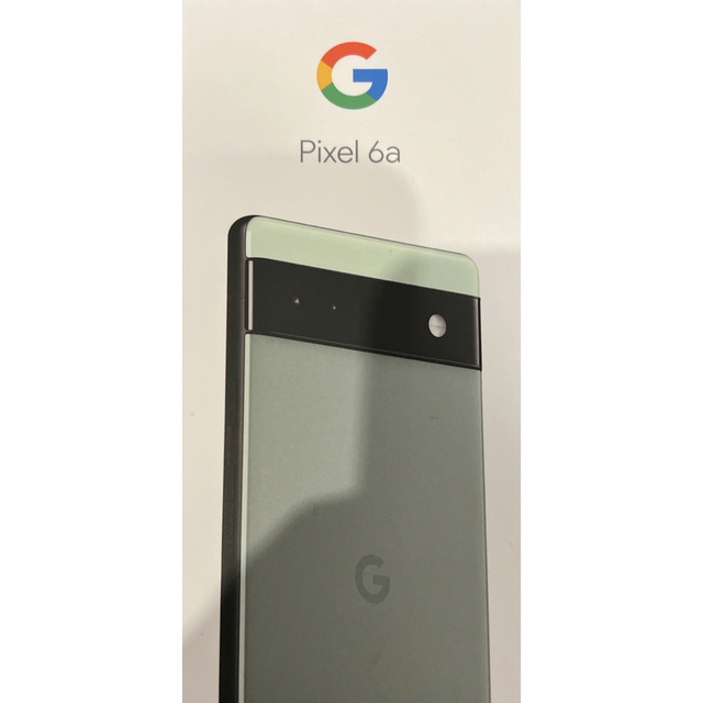 Google Pixel(グーグルピクセル)のGoogle Pixel 6a Sage 128 GBSIMフリー スマホ/家電/カメラのスマートフォン/携帯電話(スマートフォン本体)の商品写真