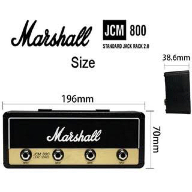 FRANKLIN&MARSHALL(フランクリンアンドマーシャル)の【未使用品】Marshall マーシャル アンプ型キーハンガー 楽器のギター(ギターアンプ)の商品写真