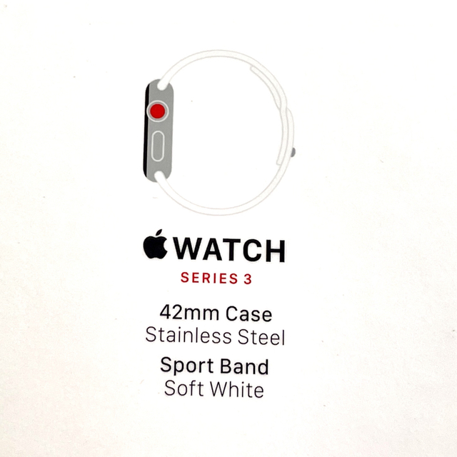 Apple Watch   Apple Watch 3 GPSセルラーモデル mmレッド 本体のみ