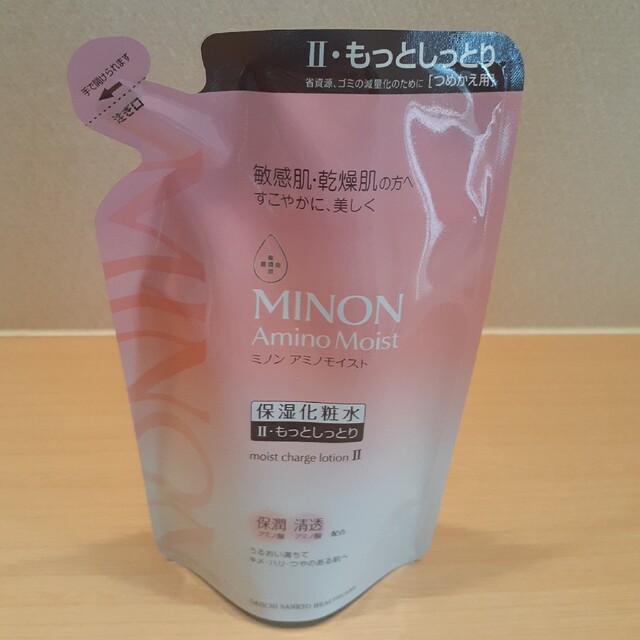 MINON(ミノン)のミノン　化粧水　もっとしっとり　詰替 コスメ/美容のスキンケア/基礎化粧品(化粧水/ローション)の商品写真
