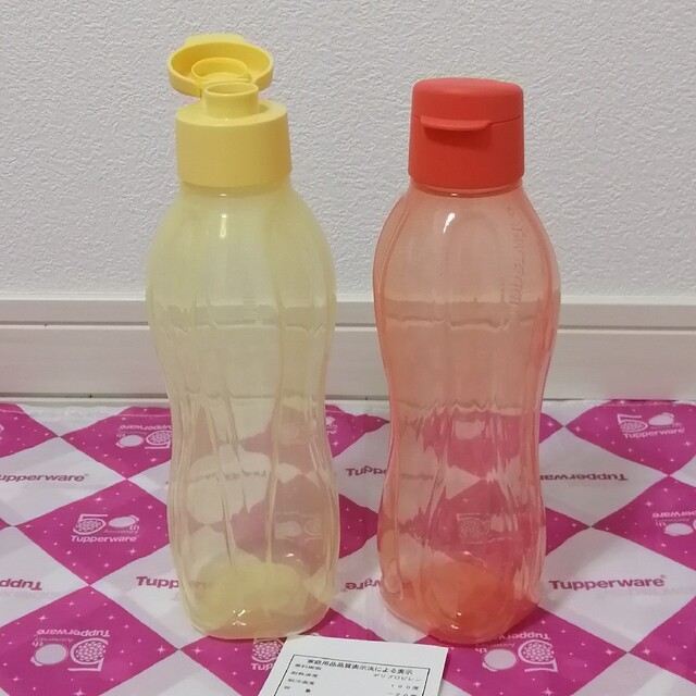 【SALE/82%OFF】 Tupperwareエコボトル550mL・2本セット