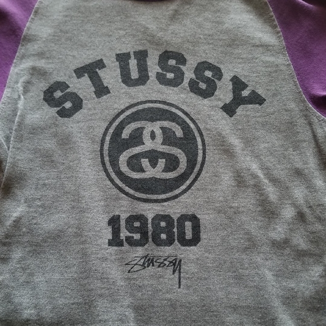 STUSSY(ステューシー)のSTUSSY KIDS ステューシーキッズ  ラグランTシャツ(七分袖) キッズ/ベビー/マタニティのキッズ服男の子用(90cm~)(Tシャツ/カットソー)の商品写真