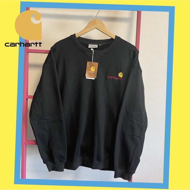 carhartt(カーハート)の【大人気！】Carhartt カーハート　トレーナー　スウェット　刺繍ロゴ　新品 メンズのトップス(スウェット)の商品写真