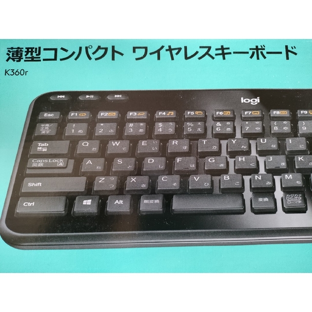 ロジクール Wireless Keyboard K360r　キーボード