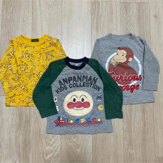 アンパンマン(アンパンマン)の長袖Tシャツ3枚　90cmまとめ売り(Tシャツ/カットソー)