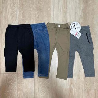 ベビーギャップ(babyGAP)のロングパンツ4点　90cm(パンツ/スパッツ)