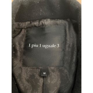 男女兼用 即完売 極上カシミヤ【1piu1uguale3】ブラック ダブル