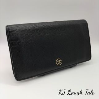 シャネル(CHANEL)の☆CHANEL ココボタン 長財布　ブラック☆(財布)