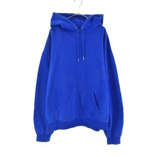 セリーヌ(celine)のCELINE セリーヌ 21SS by Hedi Slimane LOOSE HOODIE WHIT HOOD LOGO 2Y499052H フードロゴプリントスウェットプルオーバーフーディ ロゴパーカー ブルー(パーカー)