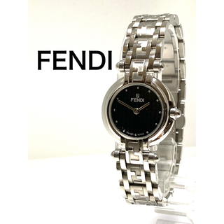 フェンディ(FENDI)の極美品！　FENDI フェンディ　ズッカ柄　電池新品　レディース腕時計(腕時計)