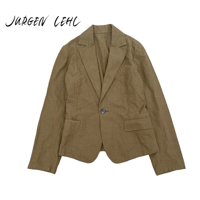 買い人気商品 【JURGEN LEHL】リネン混 テーラードジャケット