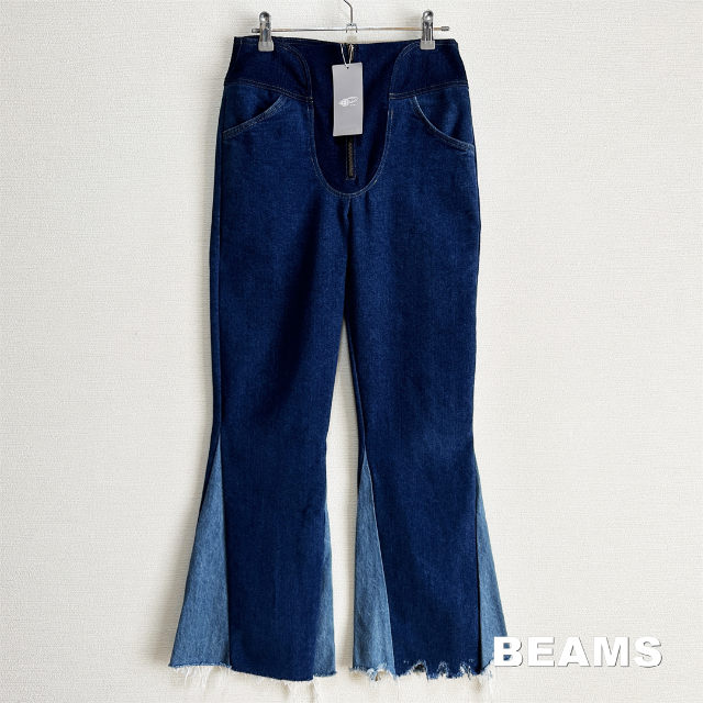 パンツ m.u DENIM PANTS 26 Oblada M.U × OBLADA 1938 WHITE DENIM PANTS 26 デニム/ジーンズ