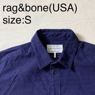 ラグアンドボーン(Rag & Bone)のrag&bone(USA)コットンステッチワークドットシャツ(シャツ)