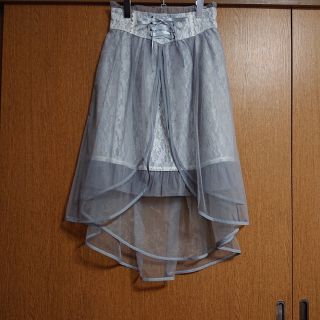 アクシーズファム(axes femme)の【新品・未使用】アクシーズファム＊フィッシュテール＊グレー＊レーススカート(ロングスカート)