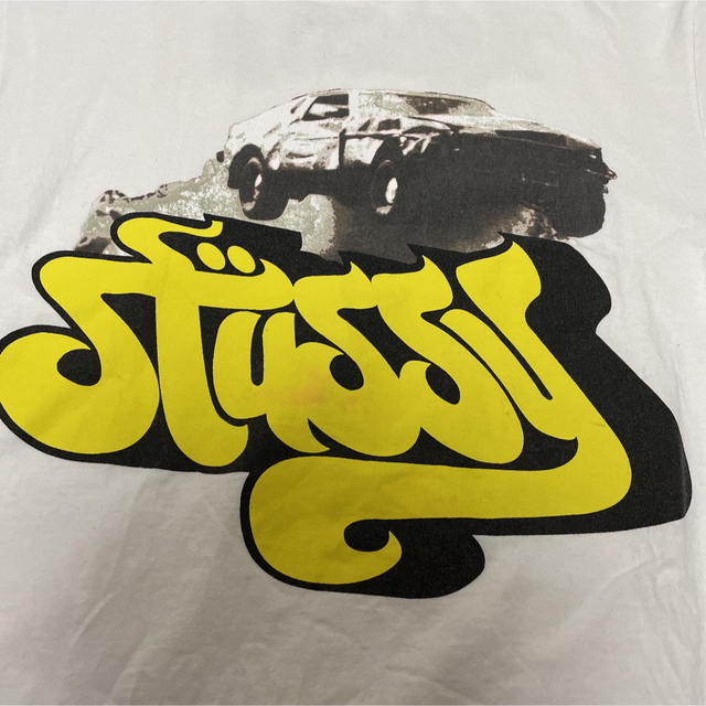 STUSSY スケートシング デザイン 銀タグ Tシャツ ステューシー スケシン