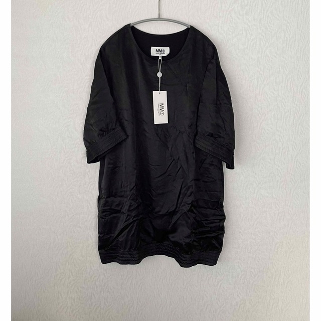 新品】MM6 MaisonMargiela サテン 半袖 ワンピース | www.jarussi.com.br