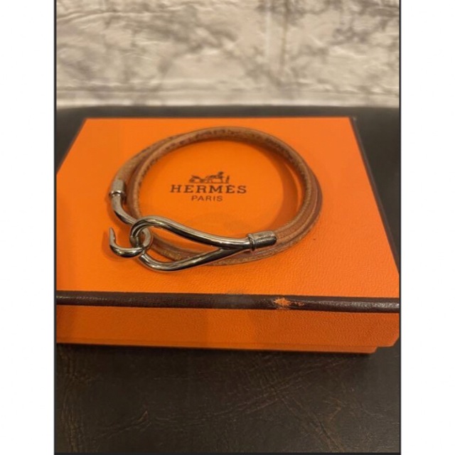 D エルメス ブレスレット HERMES チョーカー レザー