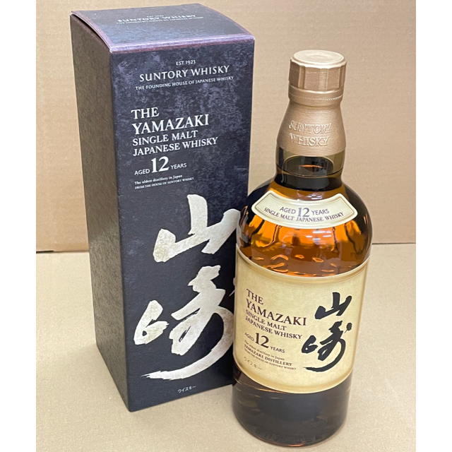 F4 山崎 12年 サントリー シングルモルト 未開栓 ジャパニーズウイスキー