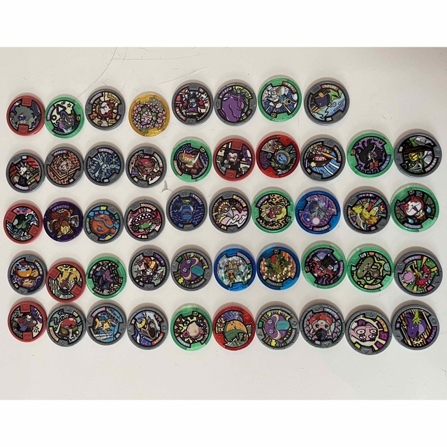 BANDAI(バンダイ)の妖怪メダル　48枚　花さか爺 エンタメ/ホビーのおもちゃ/ぬいぐるみ(キャラクターグッズ)の商品写真