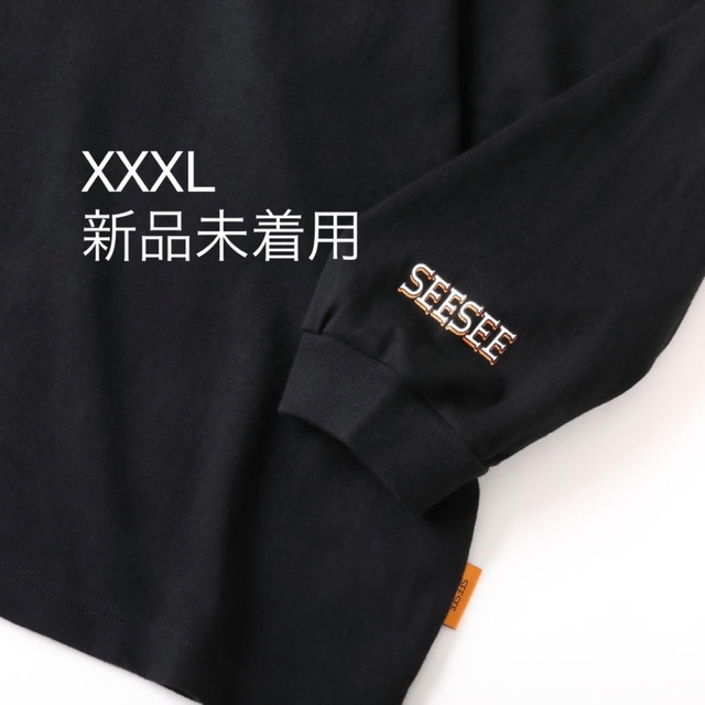 SEE SEE SEESEE BIG MAX LS TEE 【BLACK】 - Tシャツ/カットソー(七分