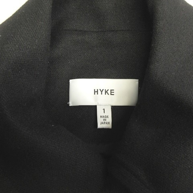 ハイク HYKE 20AW トレンチケープ ロング コート ウール 8