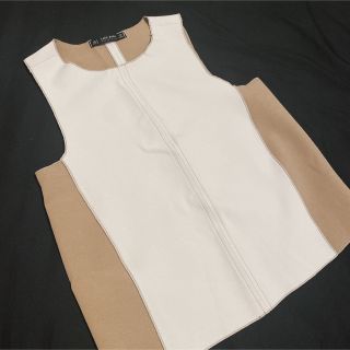 ザラ(ZARA)のZARA BASIC スエードタンクトップ(タンクトップ)