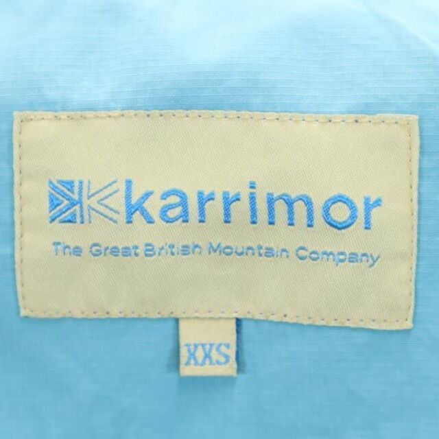 karrimor(カリマー)のカリマー アウトドア ナイロンジャケット XXS 水色系 Karrimor ロゴ刺繍 メンズ 【中古】  【230310】 メンズのジャケット/アウター(ダッフルコート)の商品写真