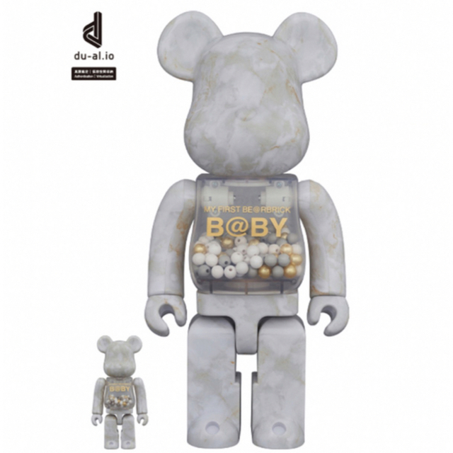 MY FIRST BE@RBRICK B@BY MARBLE 大理石フィギュア