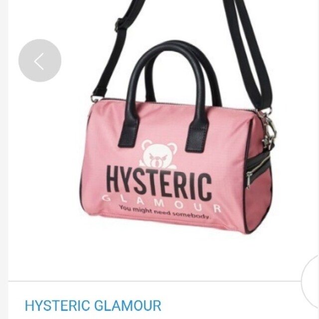 HYSTERIC GLAMOUR(ヒステリックグラマー)の新品 ヒステリックグラマー バッグ ベアー くま レディースのバッグ(ハンドバッグ)の商品写真