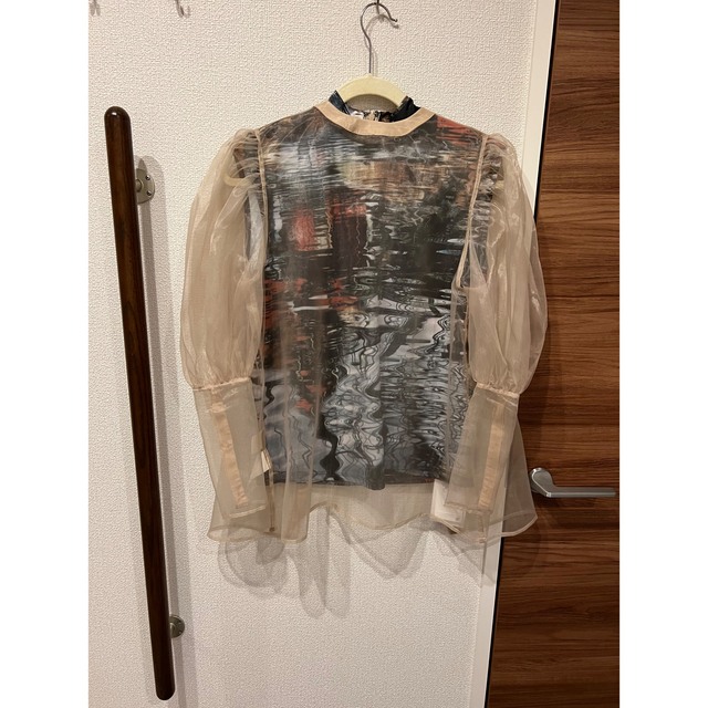 Ameri VINTAGE - Ameri MEDI PRINT LAYERED SHEER SET TOPの通販 by