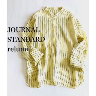 ジャーナルスタンダードレリューム(JOURNAL STANDARD relume)のジャーナルスタンダードレリューム　シャツ　リネン　ストライプ(シャツ/ブラウス(長袖/七分))