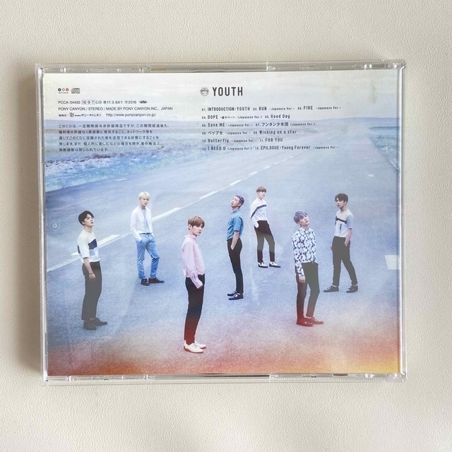 防弾少年団(BTS)(ボウダンショウネンダン)のYOUTH（期間限定2nd Anniversaryプライス盤)BTS トレカCD エンタメ/ホビーのCD(K-POP/アジア)の商品写真
