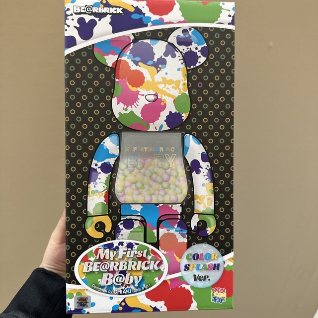 BE@RBRICK(ベアブリック)のMY FIRST BE@RBRICK B@BY COLOR SPLASH 400 ハンドメイドのおもちゃ(フィギュア)の商品写真