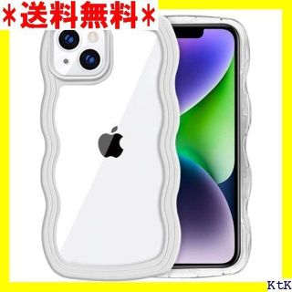 ☆ 透明 iPhone 14 Plus ケース クリア i s カバー ホワイト(モバイルケース/カバー)