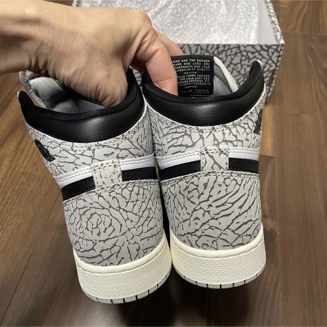 Nike GS Air Jordan 1 High White Cement