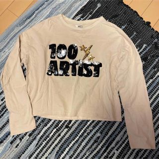 ザラ(ZARA)のZARA スパンコール★長袖Tシャツ(Tシャツ/カットソー)