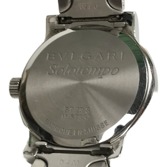 BVLGARIの■■BVLGARI ブルガリ ソロテンポ 白文字盤 クォーツ デイト レディース腕時計 ST29S