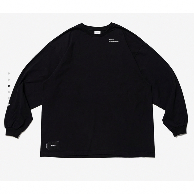 W)taps(ダブルタップス)の23SS WTAPS VISUAL UPARMORED BLACK XL メンズのトップス(Tシャツ/カットソー(七分/長袖))の商品写真