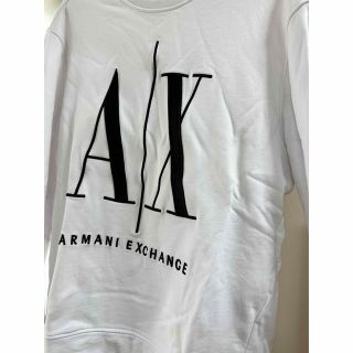 アルマーニエクスチェンジ(ARMANI EXCHANGE)のトレーナー　XL ホワイト(スウェット)