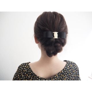 バックル付リボンバレッタ(バレッタ/ヘアクリップ)