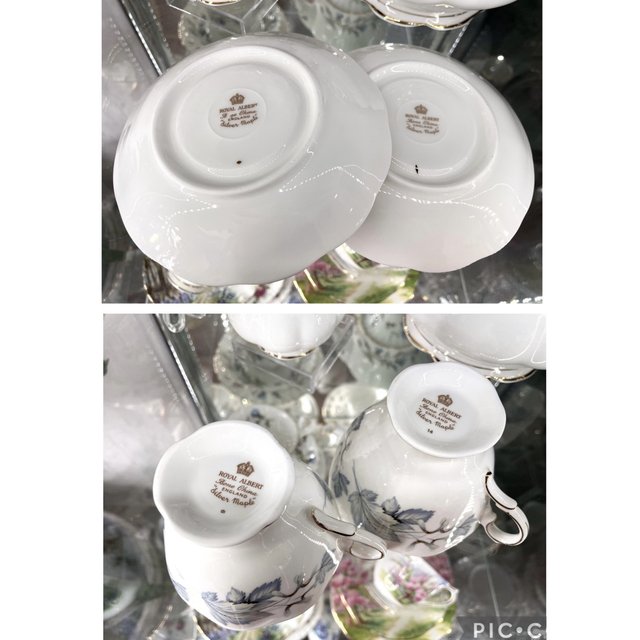 ROYAL ALBERT(ロイヤルアルバート)の【レア】ロイヤルアルバート☆シルバーメイプル インテリア/住まい/日用品のキッチン/食器(食器)の商品写真