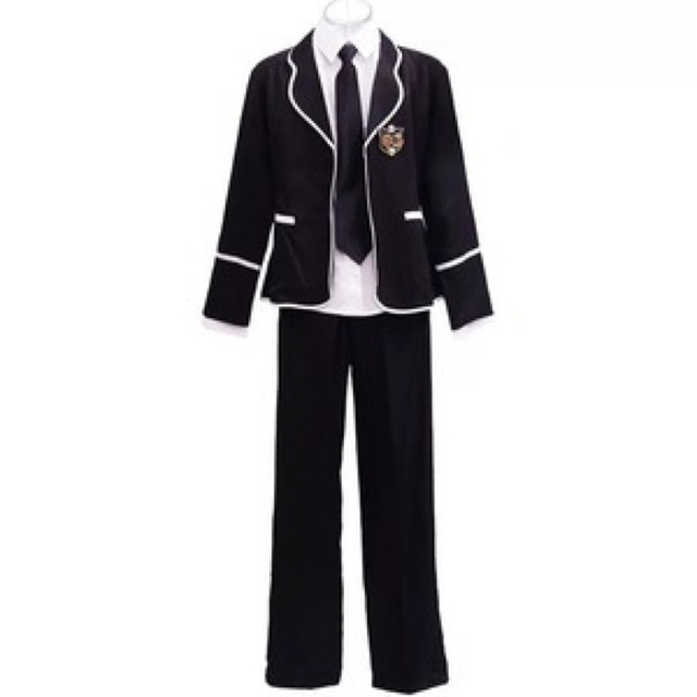 新品 韓国 制服 セット ジャケット ブレザー ズボン ネクタイ セット 学校 メンズのスーツ(セットアップ)の商品写真