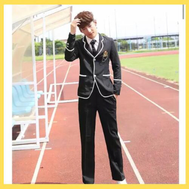 新品 韓国 制服 セット ジャケット ブレザー ズボン ネクタイ セット