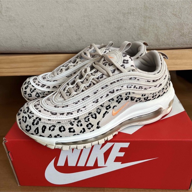 NIKE ナイキ　エアマックス97 レオパード　ベージュ　24㎝　AIRMAX | フリマアプリ ラクマ