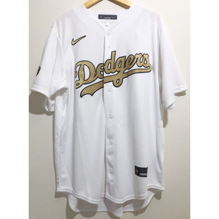 ナイキ(NIKE)のNIKE（ナイキ） T770-AWLA　Los Angeles Dodgers ｗhite  2022  MLB ALL-STAR GAME  Replica Jersey オールスターゲーム　レプリカ　ユニフォーム【中古】【007】(ウェア)