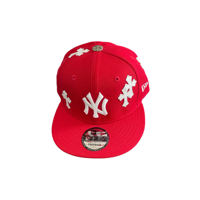 Chrome Hearts(クロムハーツ)のNEWERA 9fifty yankees red ch custom メンズの帽子(キャップ)の商品写真