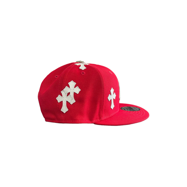 Chrome Hearts(クロムハーツ)のNEWERA 9fifty yankees red ch custom メンズの帽子(キャップ)の商品写真