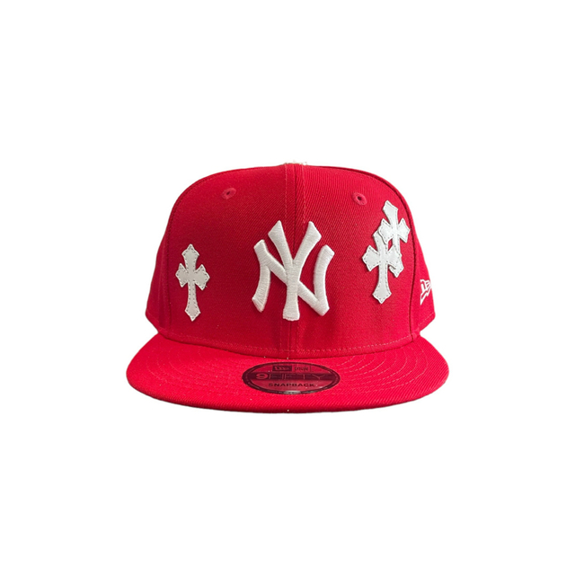 Chrome Hearts(クロムハーツ)のNEWERA 9fifty yankees red ch custom メンズの帽子(キャップ)の商品写真