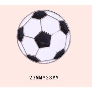 サッカーボール ピンバッジ ピンズ ブローチ　1枚(その他)