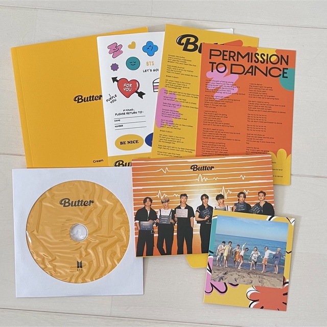 防弾少年団(BTS)(ボウダンショウネンダン)のBTS Butter Cream CD 箱無し エンタメ/ホビーのCD(K-POP/アジア)の商品写真